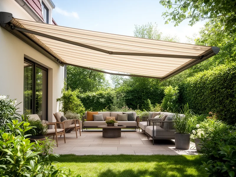 Copertina retractabila pentru terasa
