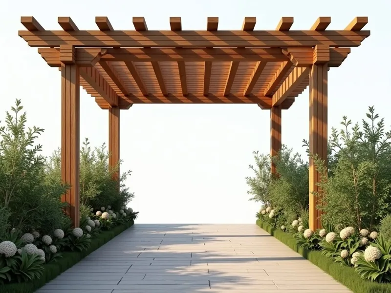 Pergola din lemn pentru terasa