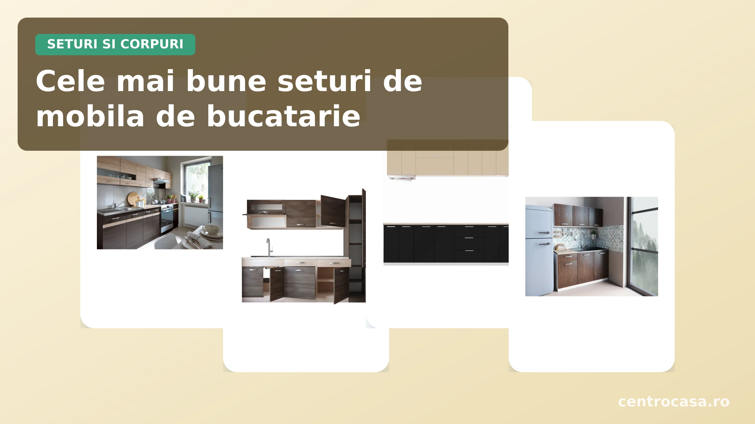 Cele mai bune seturi de mobila de bucatarie