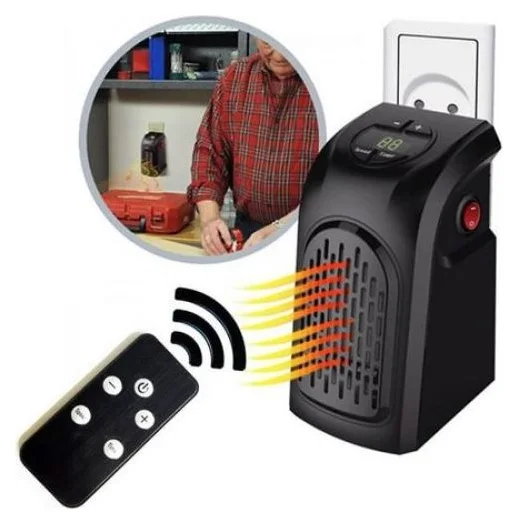 Soundvox, aeroterma de perete 400 W, cu telecomanda
