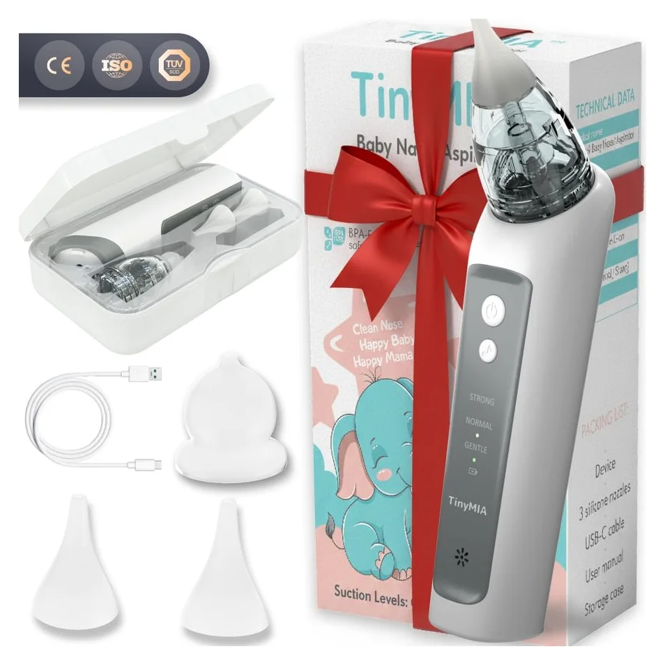 TinyMIA, aspirator nazal electric, 65 kPa, 3 trepte