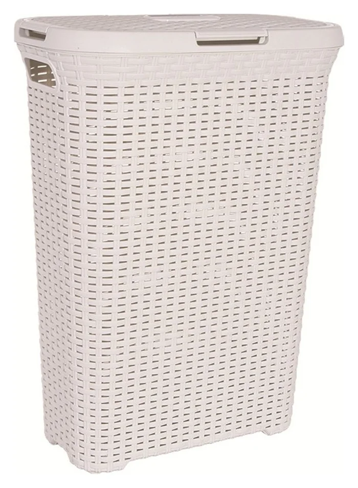 Curver imitatie ratan 40 l alb, cu 32 de lei sub versiunea maro