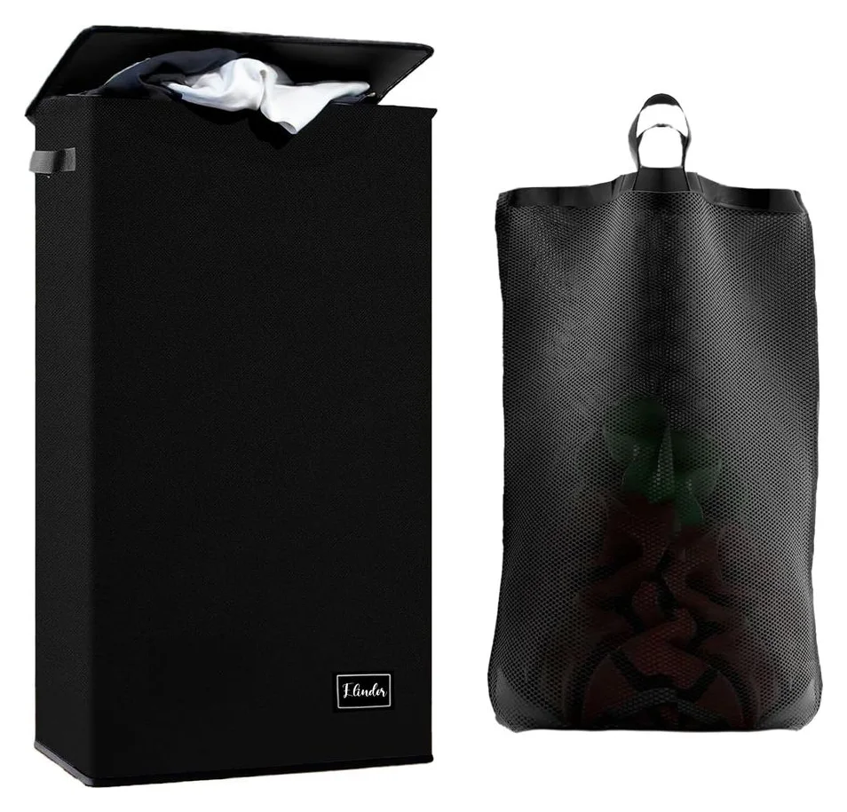 Elindor pliabil 100 l, cu capac si sac detasabil