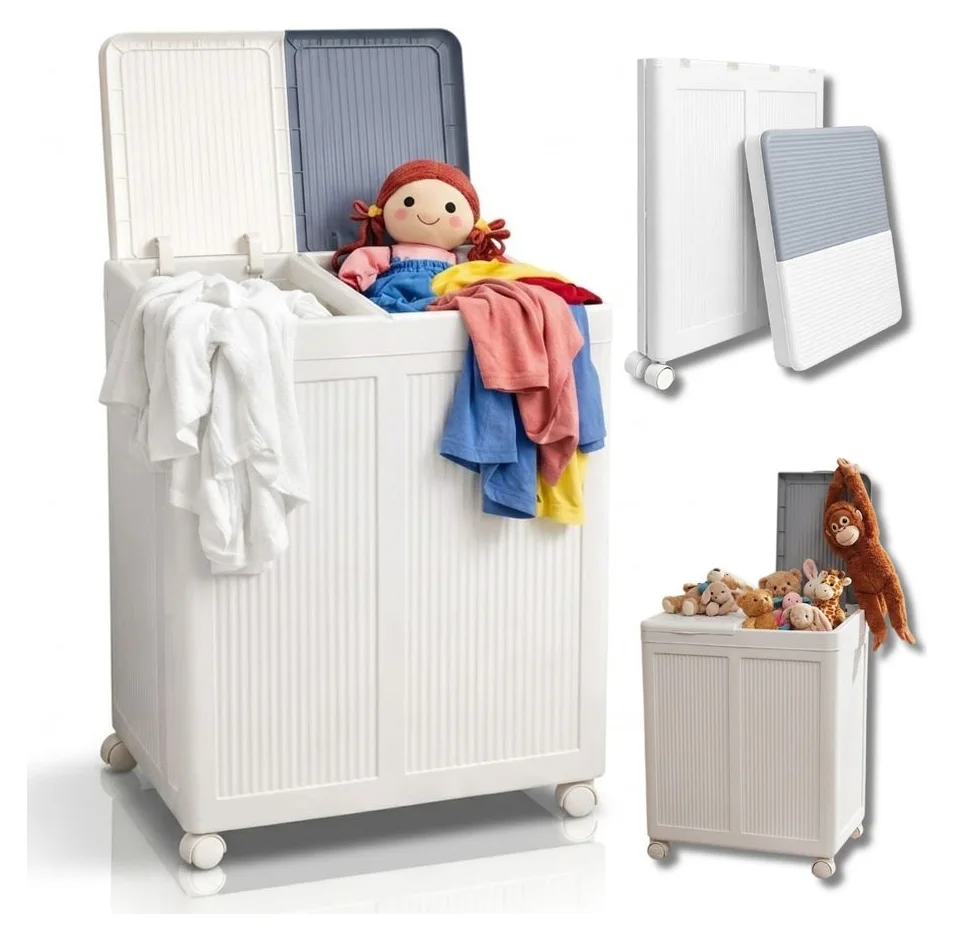 Salestore 100 l, doua compartimente, plastic