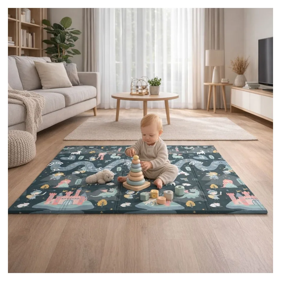 First Steps idealStore, pliabil cu doua fete, 200 x 180 cm