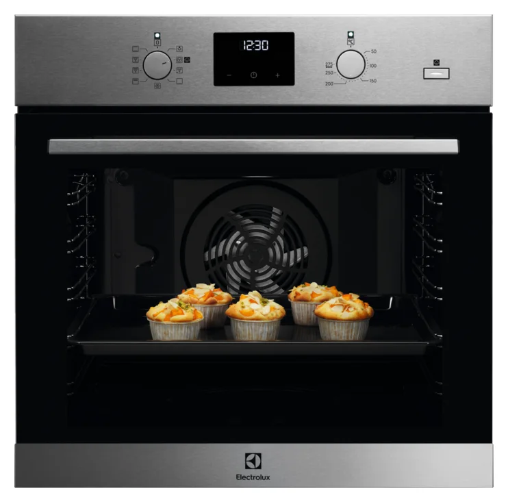 Cuptor incorporabil Electrolux EOD3H50TX, Electric, 72l, Grill, Timer, SteamBake, Even Cooking, Multilevel Cooking, PlusSteam, Grill Turbo, Clasa A, Inox antiamprenta