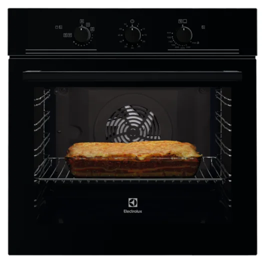 Cuptor incorporabil Electrolux EOG2102AOK, Gaz, 68 l, Autocuratare catalitica, Grill electric, Rotisor, Clasa A+, Negru