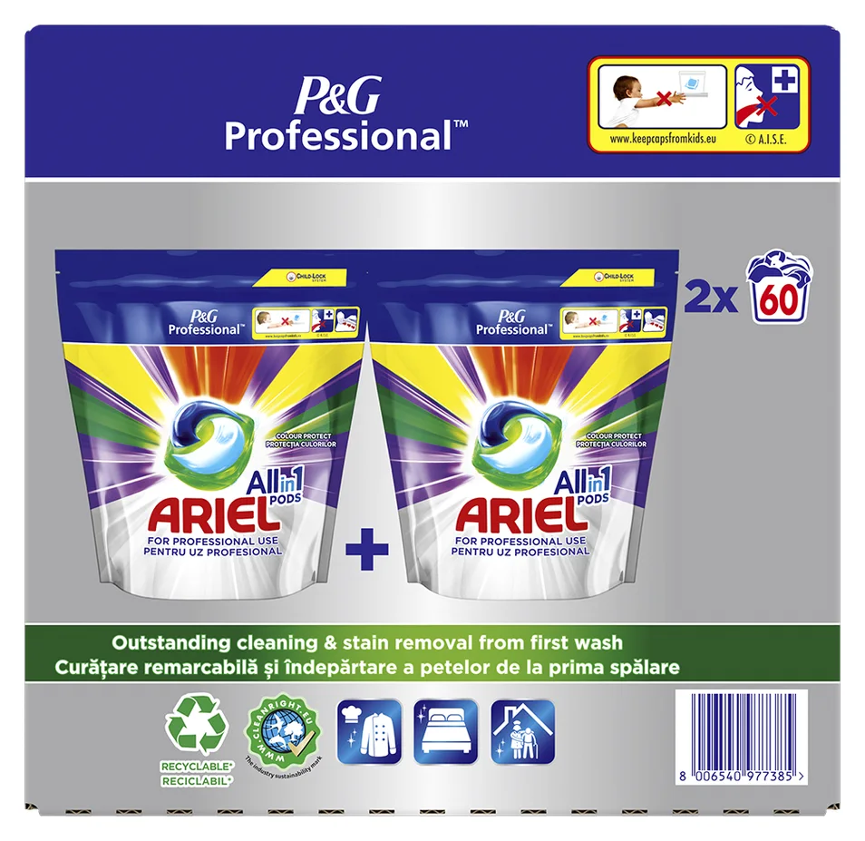 Ariel Professional 3in1 PODS Color, 120 de capsule