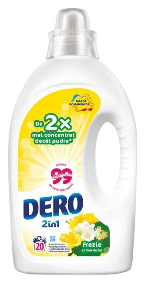 Dero 2in1 Frezie lichid, 1 litru, 20 de spalari