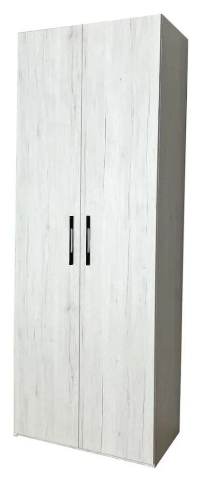 Dulap Mondo 2ubh, Stejar Monaco, H220xL80xA50, cu 2 bare de haine, balamale cu amortizor