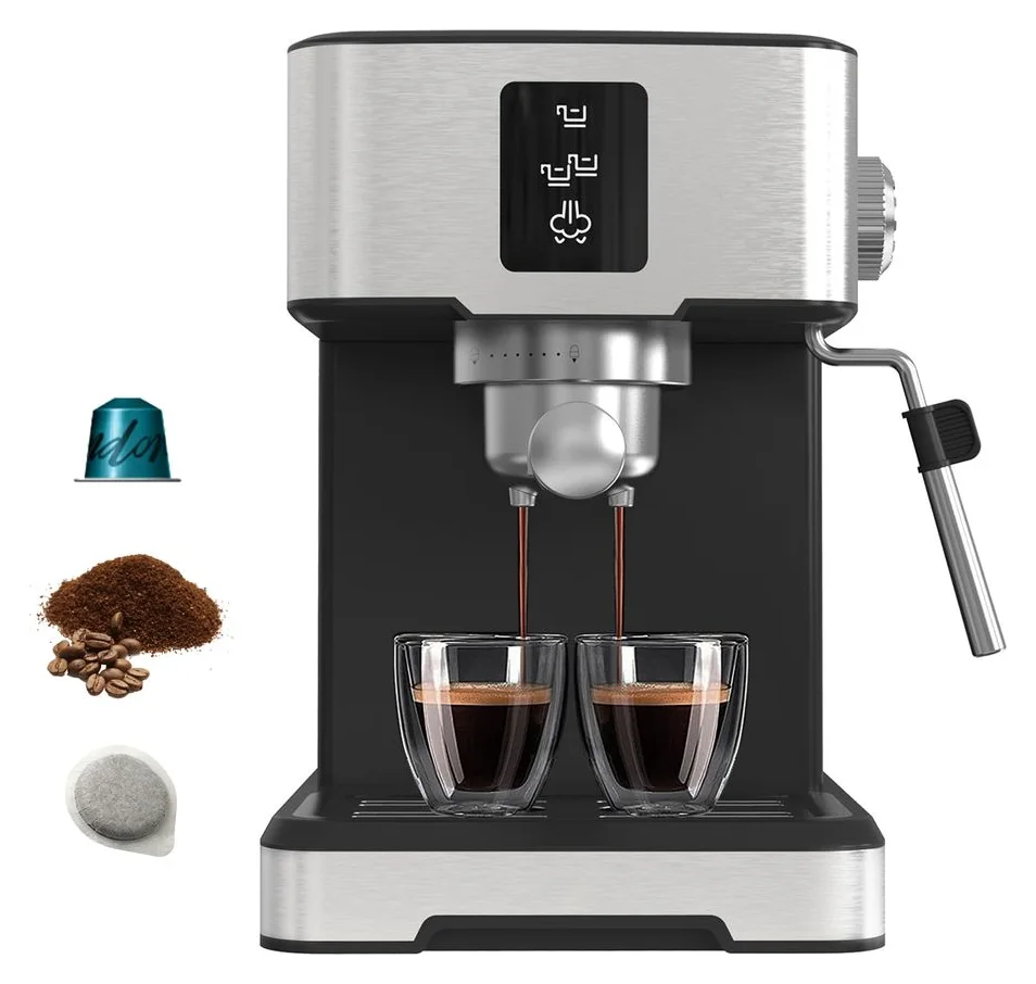 Espressor deluxe 3 in 1, cu capsule si paduri