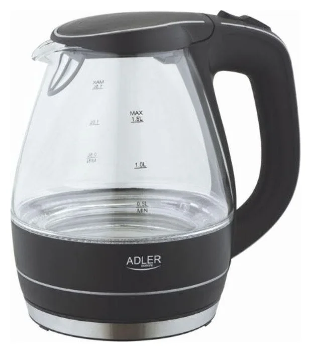 Adler AD1224, 2000 W, 1,5 litri, sticla