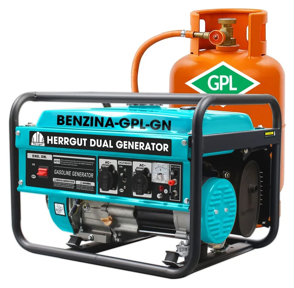 Herrgut hibrid, benzina, GPL si gaz natural, 3.500 W