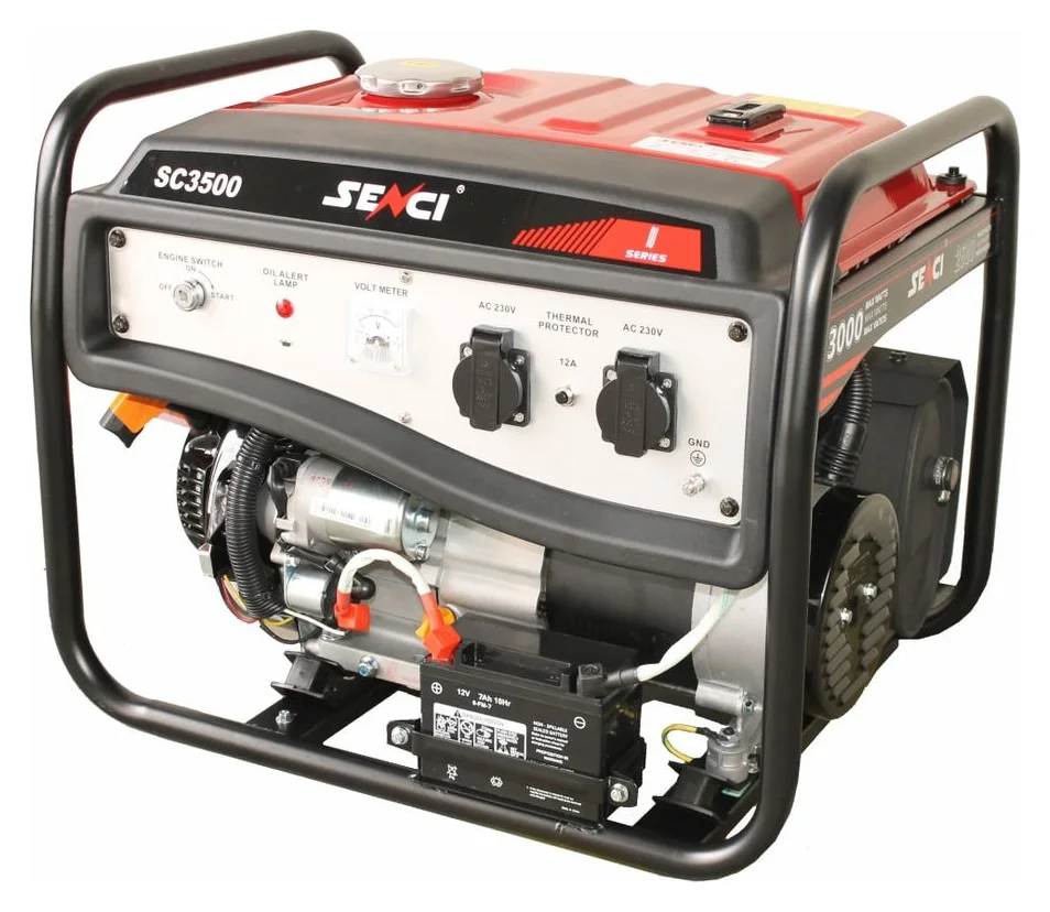 Senci SC-3500E Lite, 3,1 kW, pornire electrica