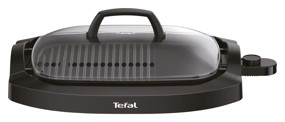 Tefal Plancha CB6A0830, cu capac de sticla