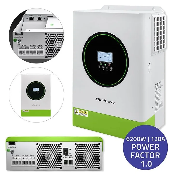 Qoltec 6,2 kW off-grid, MPPT 120A, varf dublu