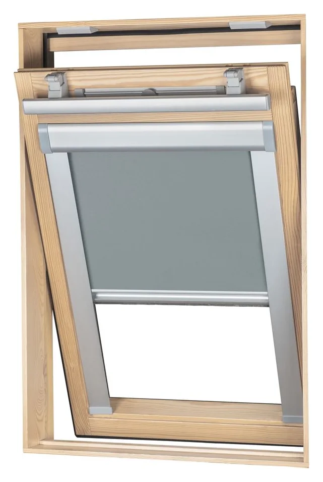Jaluzea termica opaca, 78 x 118 cm, cu caseta de aluminiu