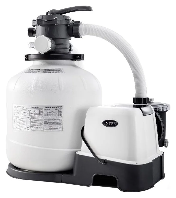 Intex Krystal Clear 8 m3/h cu salinizator