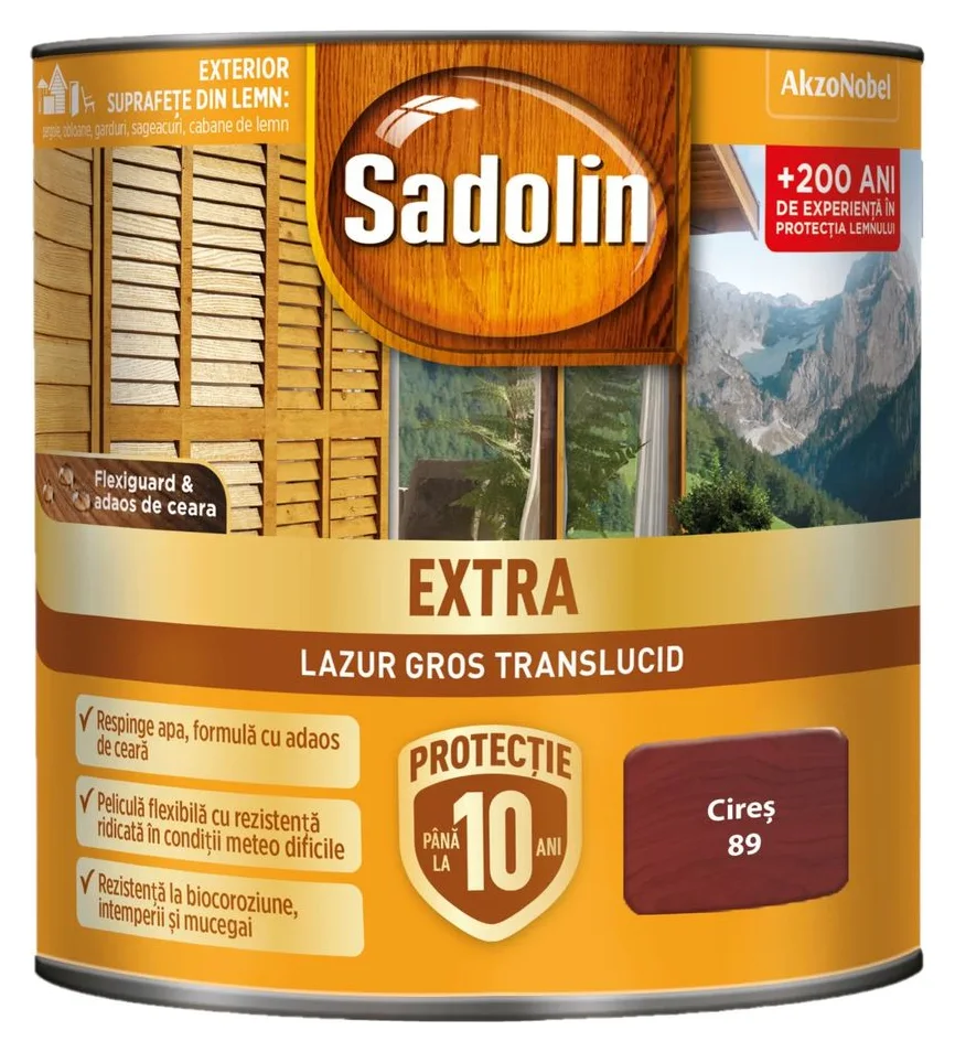 Sadolin Extra, lac-lazura de exterior, 0,75 l