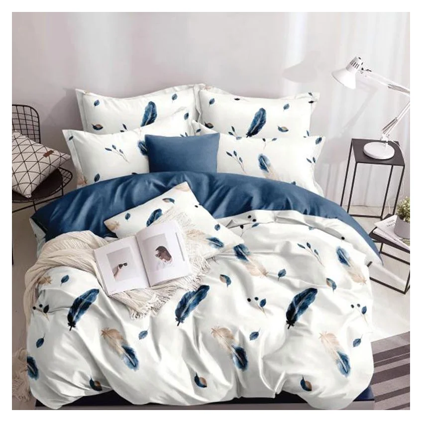 Cool Feather, bumbac satinat, 4 piese, 70 de lei