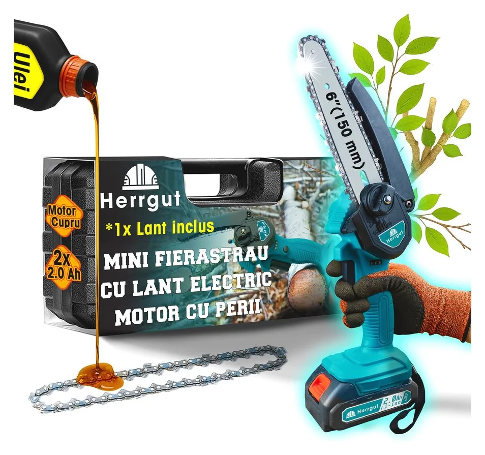 Herrgut 6 inch, 9,8 m/s la 1.130 de grame