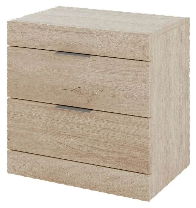 Noptiera Irim Chic, 50x33x49 cm , 2 sertare, Culoare Sonoma