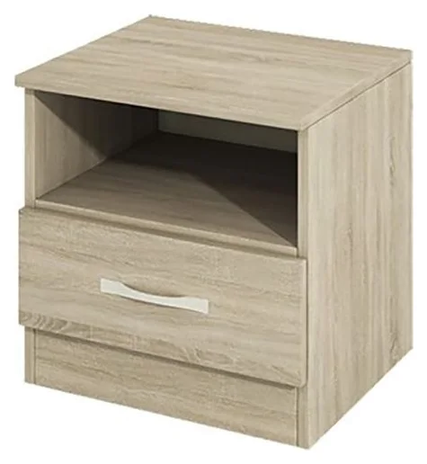Noptiera Irim Faust, 40x35,5x41 cm, 1 sertar, culoare Sonoma