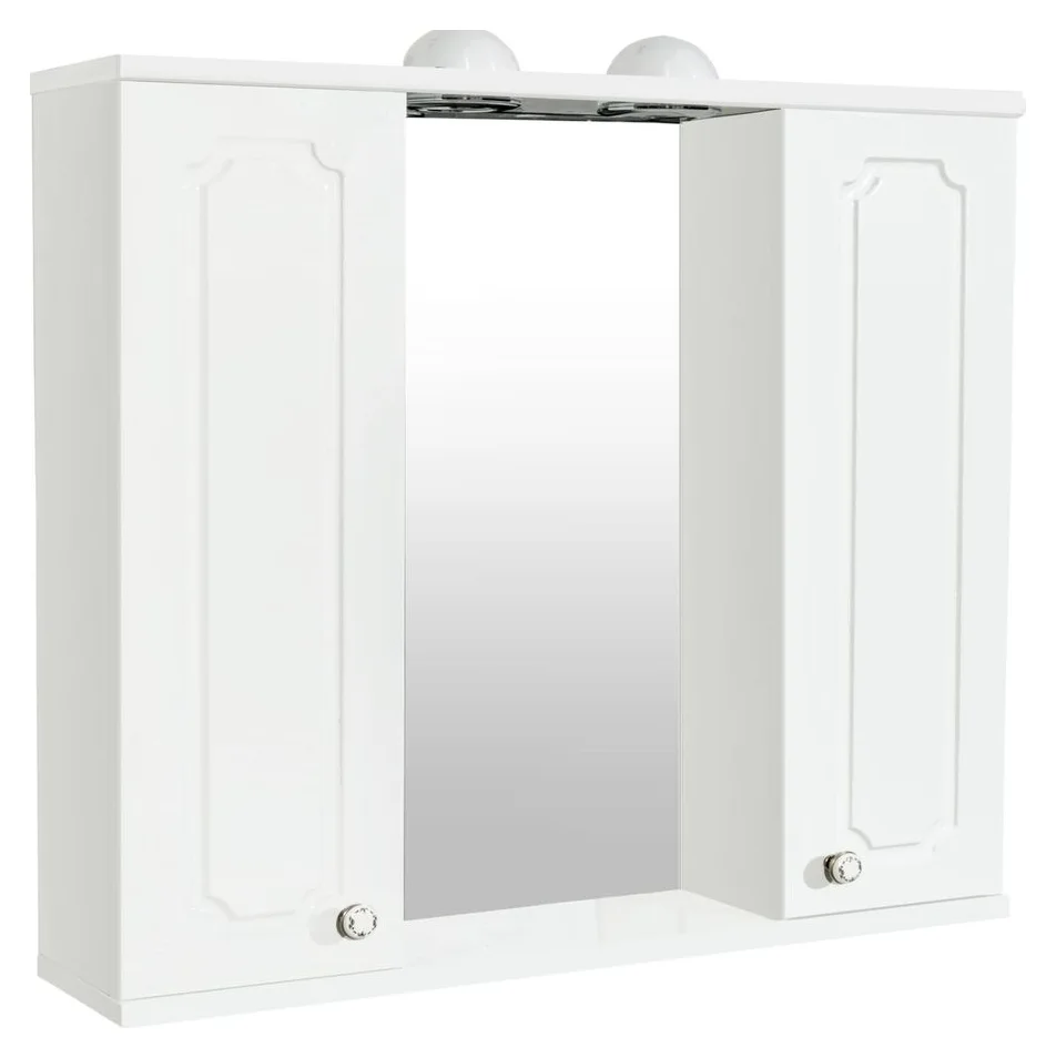 Malaga cu 2 dulapuri, 80 cm, iluminare LED