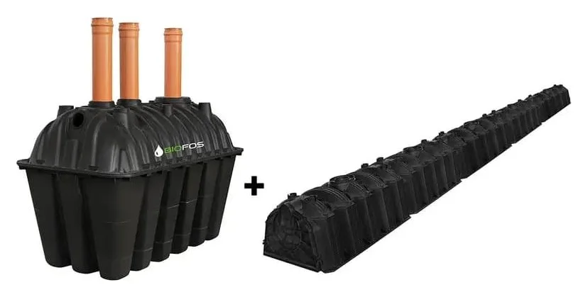 BioFos 2.500 L cu 5 tuneluri de percolare