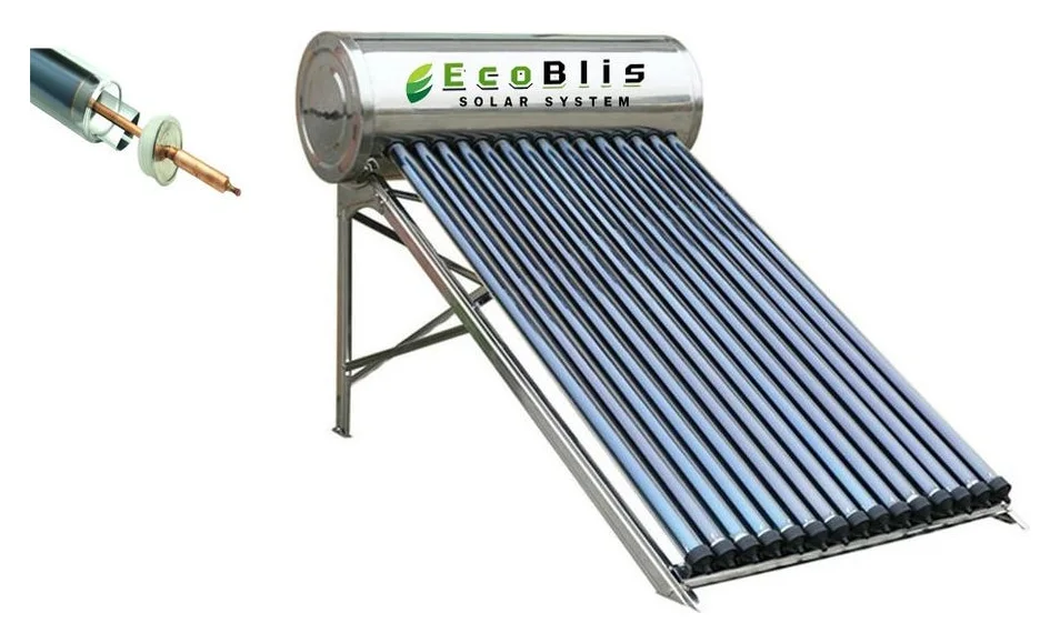 ECOBLIS presurizat 100L, zece tuburi Heat Pipe