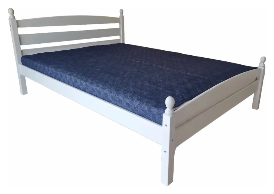 Bianca, lemn masiv, 140 pe 200 cm, cu kit de montaj