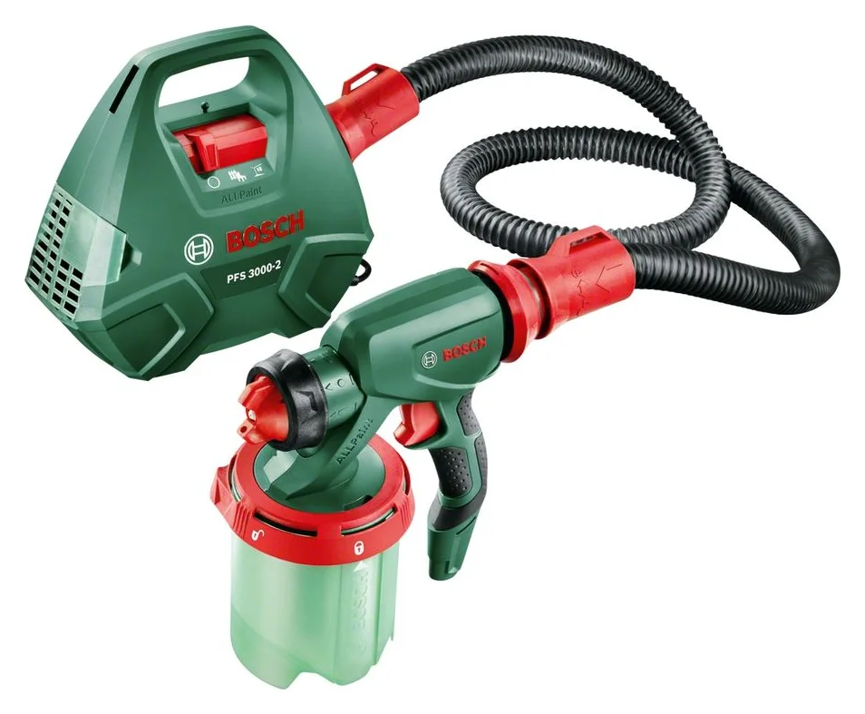 Bosch PFS 3000-2, 650 de wati si turbina pe umar