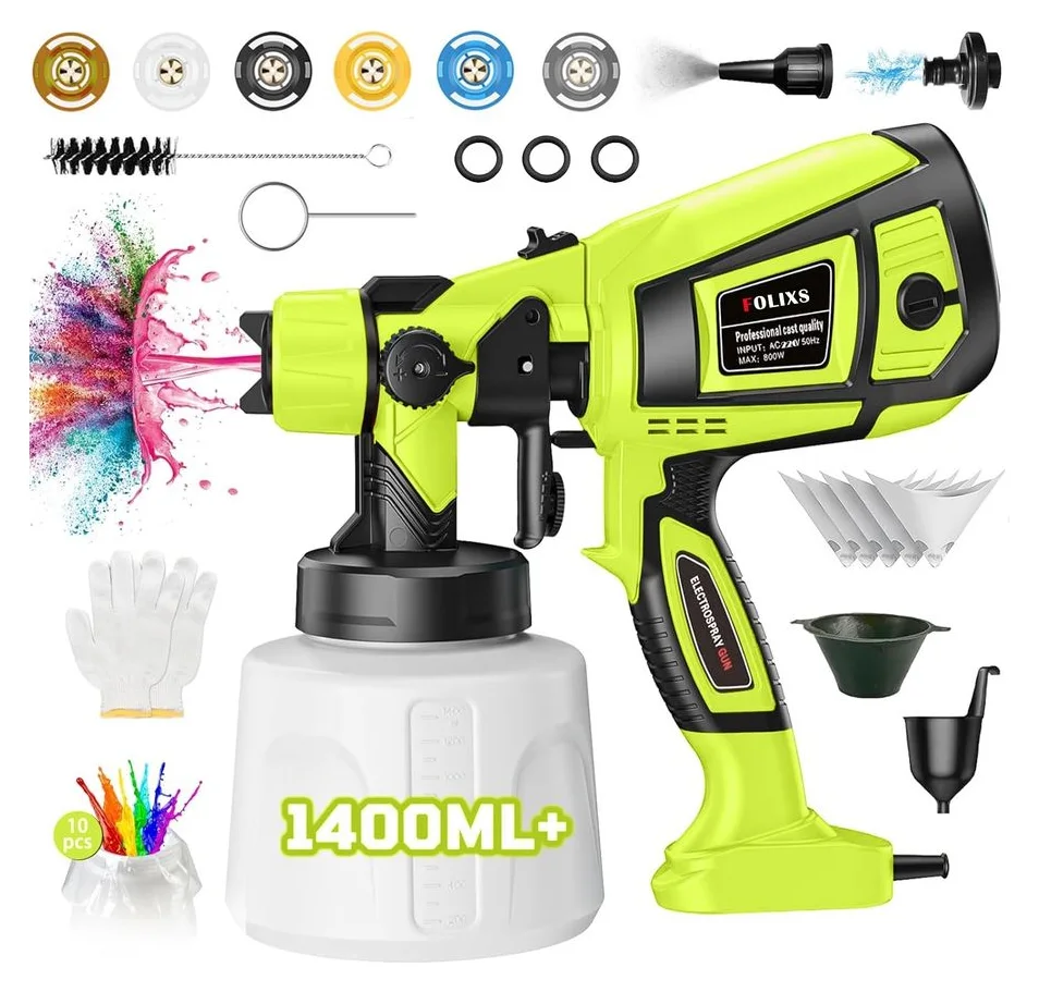 Folixs 800 W, sase duze si vascozitate declarata