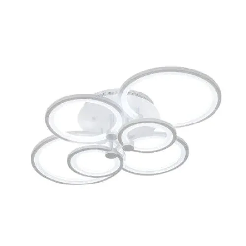 Plafoniera Led cu 6 cercuri/8067-4+2/ cu telecomanda 148 W