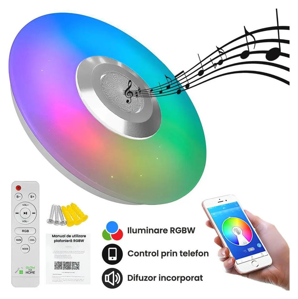 GlowforHome RGBW Smart, 4,92 din 86 de pareri