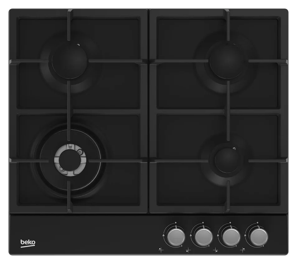 Beko HIAW64225SB, gaz, arzator wok, 58 cm