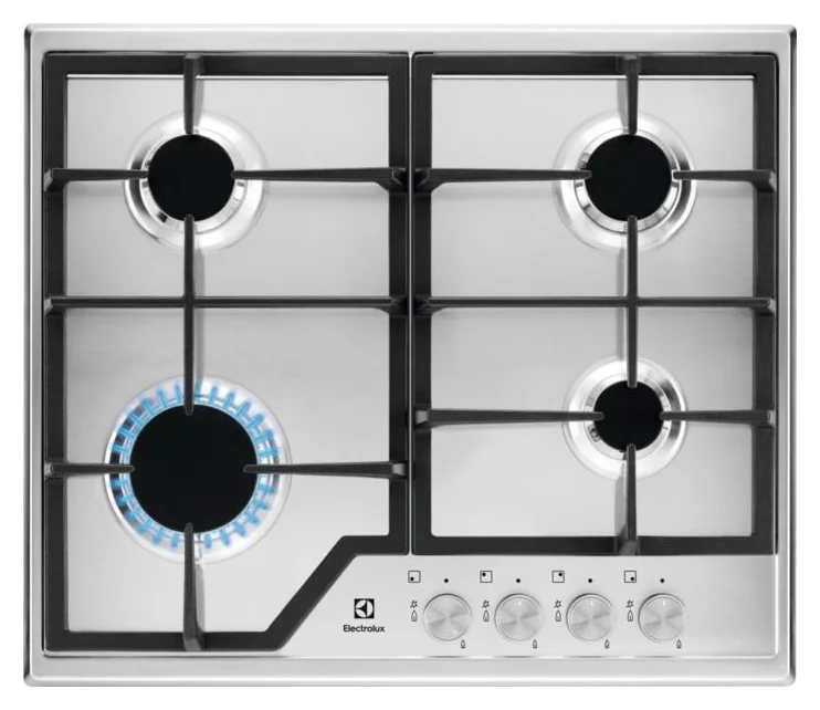 Electrolux KGS6426SX, gaz, inox, arzator de 3 kW