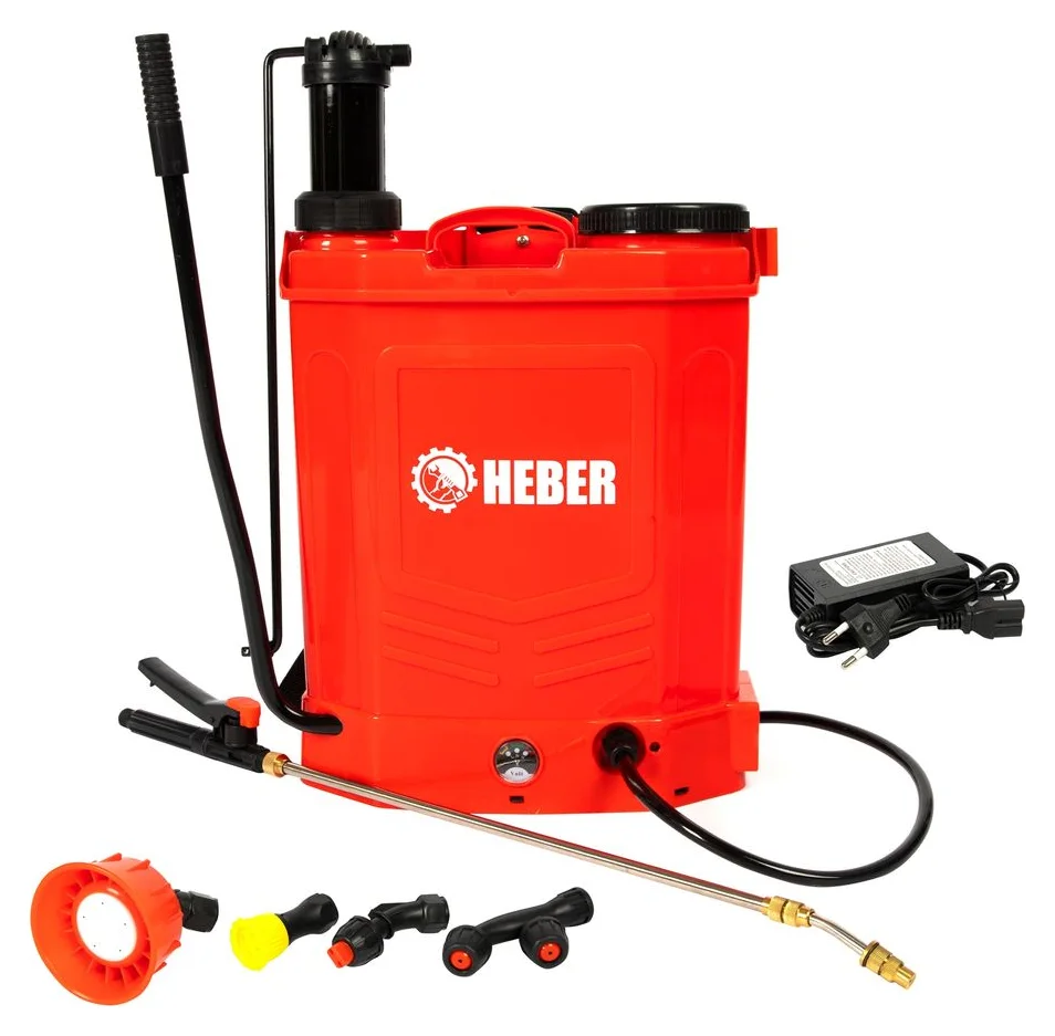 Heber 2 in 1, 16 litri, electrica si manuala