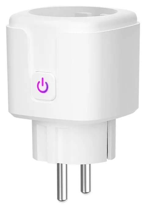 Priza inteligenta A5, control de la distanta prin intermediul telefonului mobil, contorizare si monitorizare consum, 10A, alba