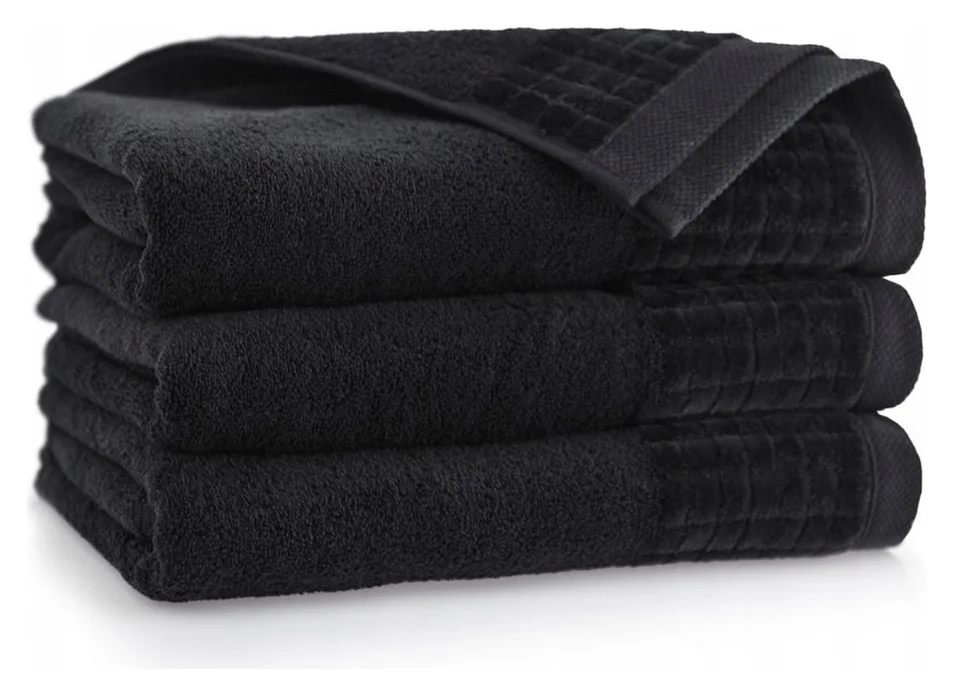 Softimi 50x100, bumbac egiptean, negru