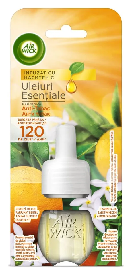 Air Wick, rezerva electrica anti-tabac 19 ml
