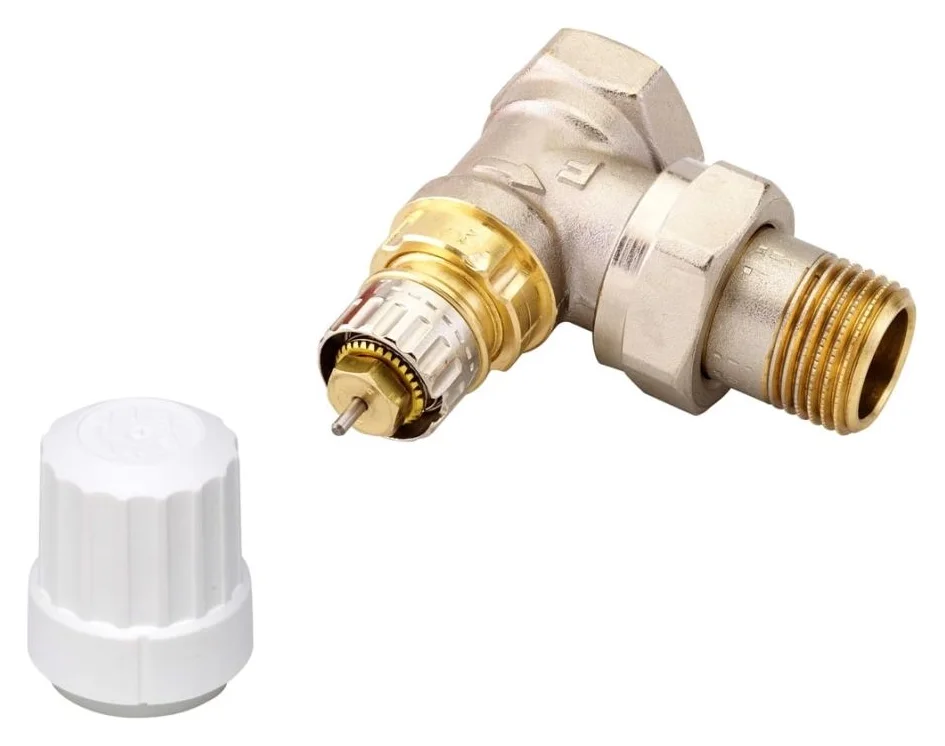 Robinet termostatic Danfoss RA-IN 15, de colt, cu presetare