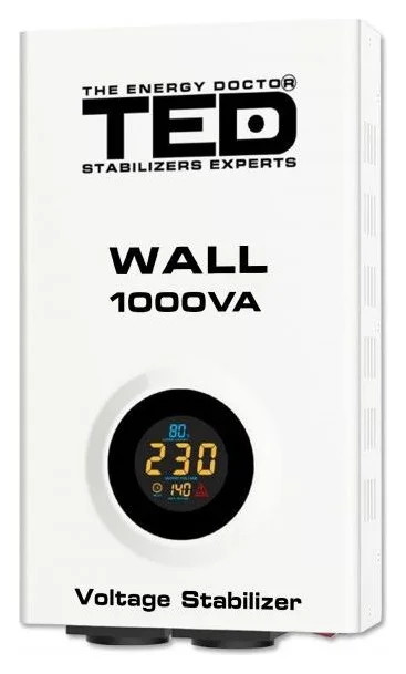 1000 VA / 600 W cu LCD si prindere pe perete