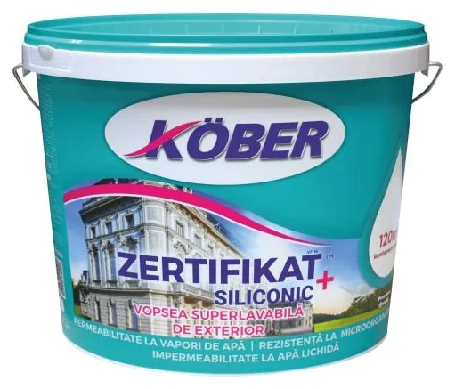 Kober Zertifikat Plus Siliconic de exterior, 15 l
